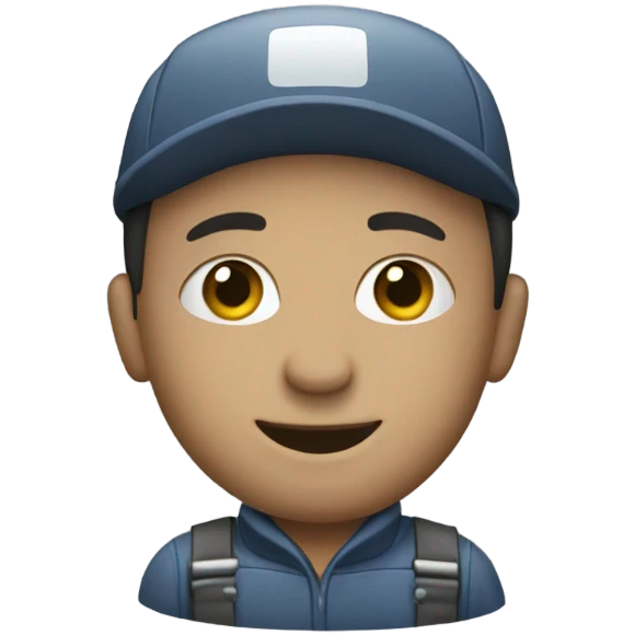 Mechanic with car emoji