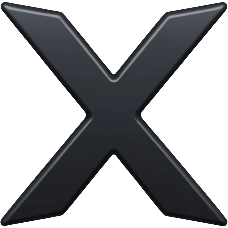 mathematical double-struck capital x emoji