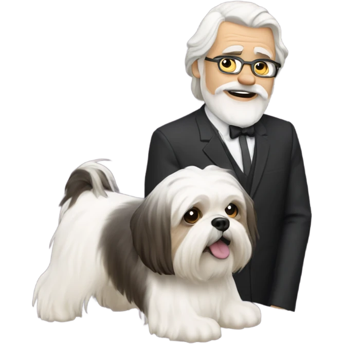 rodesian with shih tzu emoji