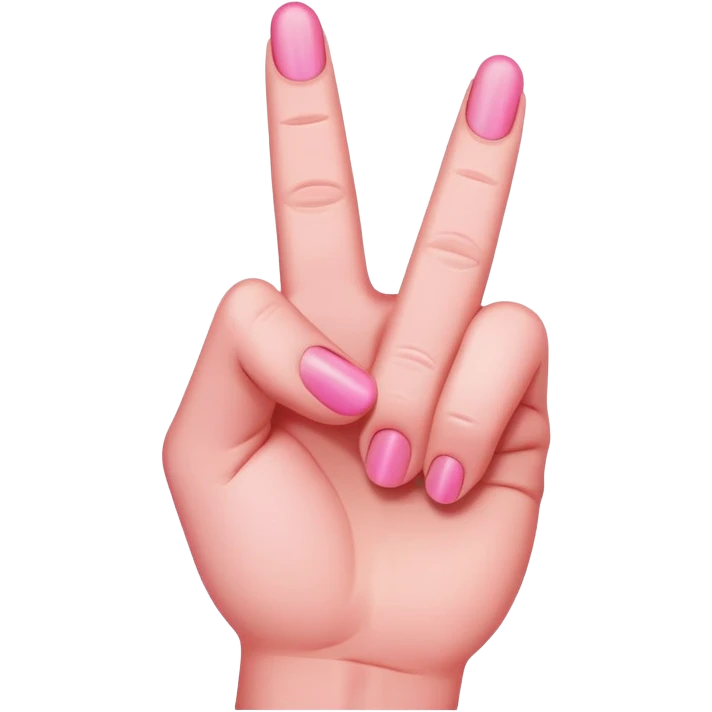 pink middle finger emoji