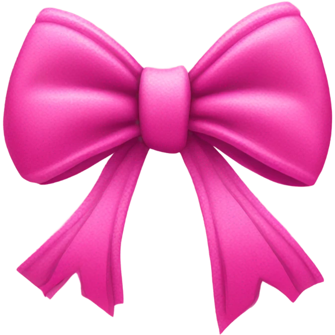 Pink bow emoji