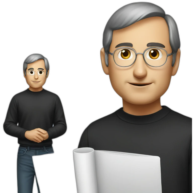 younger steve jobs emoji