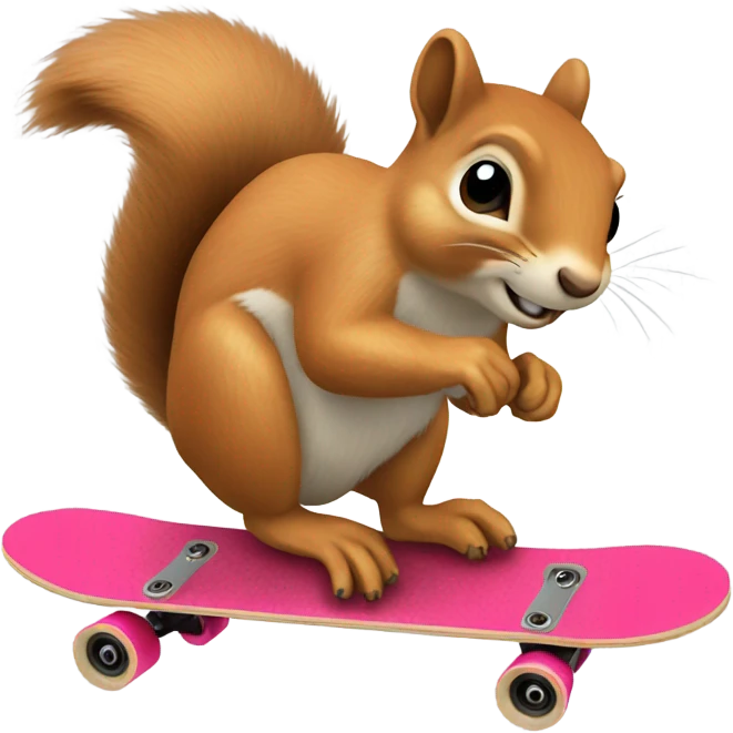squirrel skatebord emoji