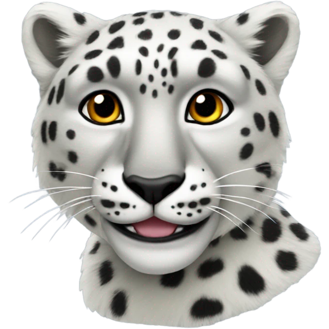 Snow leopard emoji