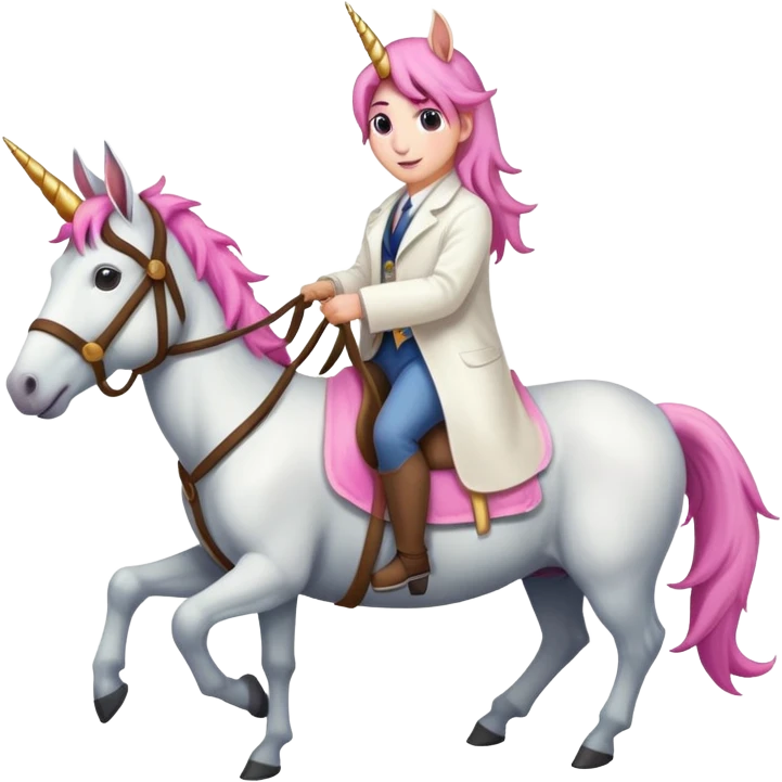 unicorn riding a donkey emoji