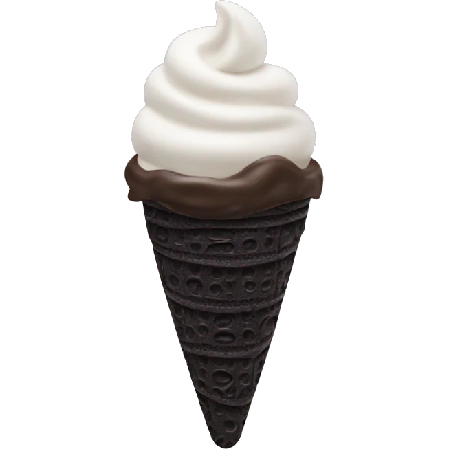 Oreo ice cream emoji