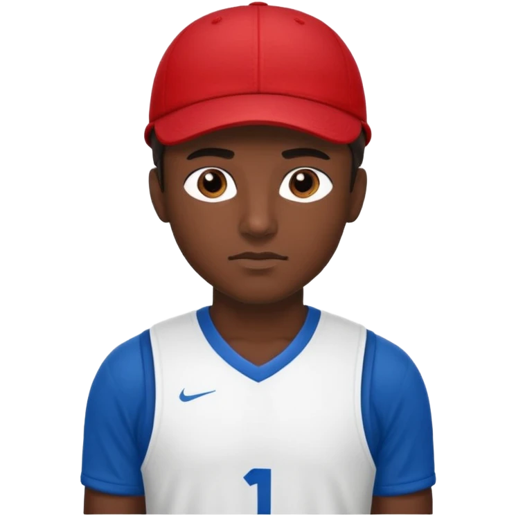 a guy in a sports uniform in cap on the turks emoji