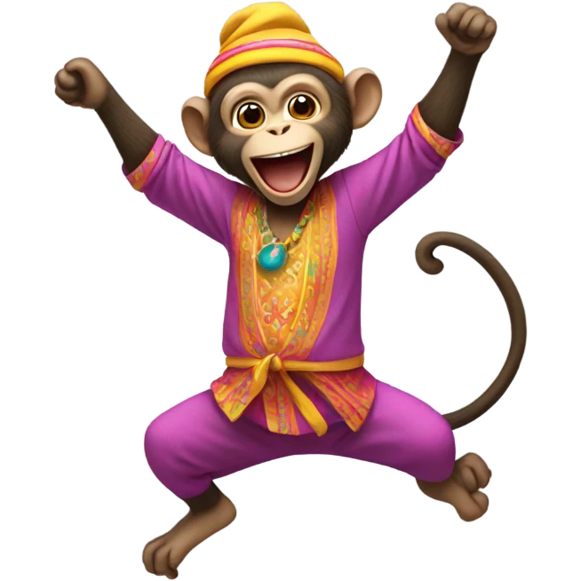 dancing monkey emoji