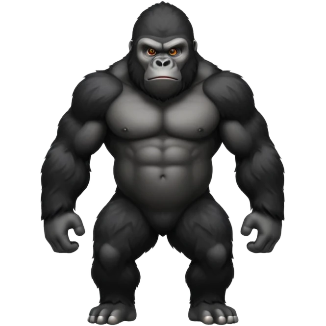 gorilla muscles emoji