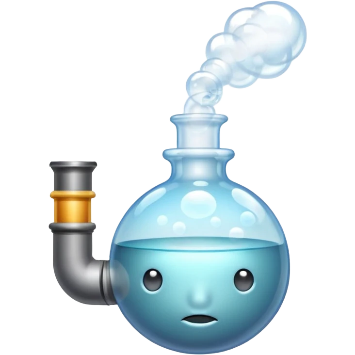 Smoking bubble pipe  emoji
