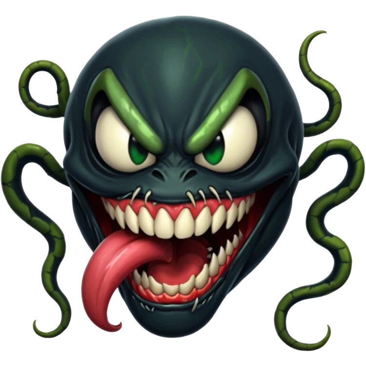 Venom face emoji