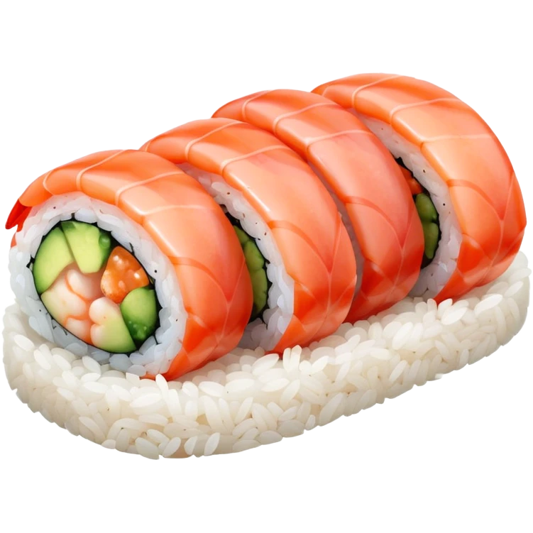 Shrimp sushi emoji