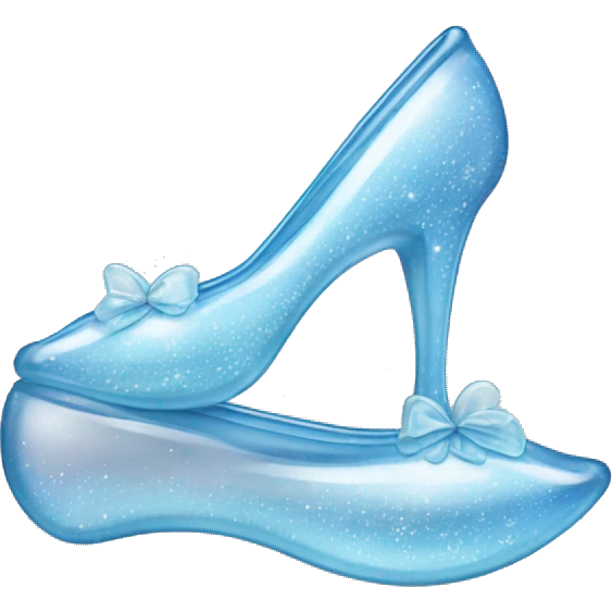 Cinderella glass slipper  emoji