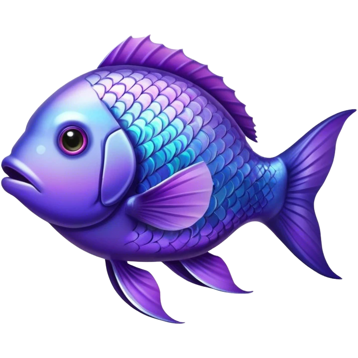 violet fish emoji