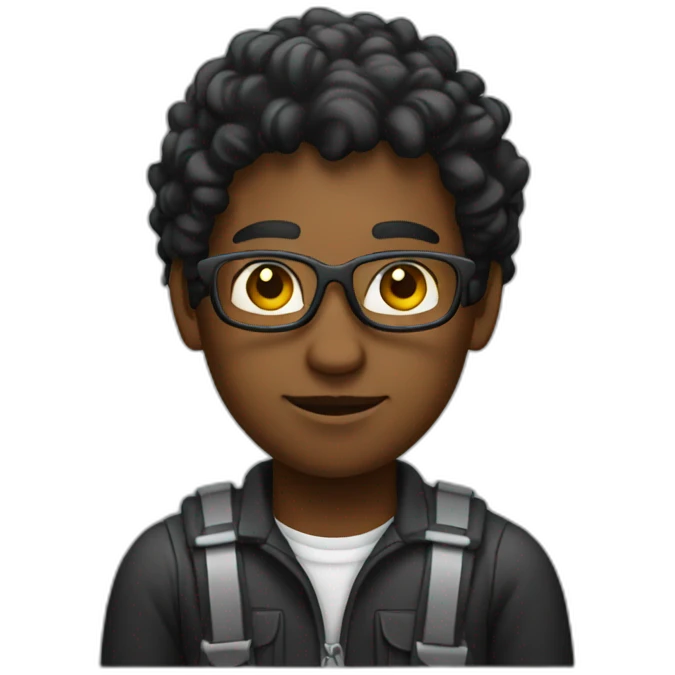black software engineer emoji