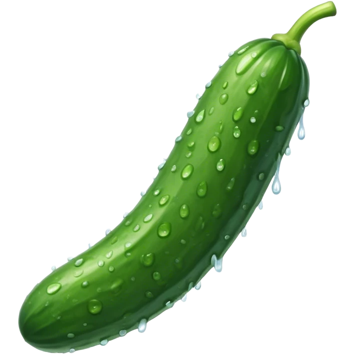 Wet cucumber  emoji