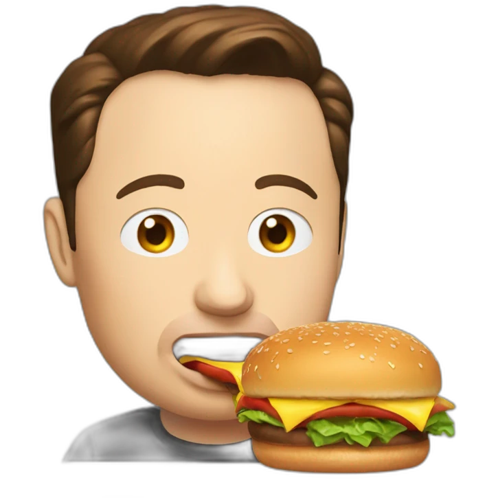 Elon-musk-eating-burger emoji