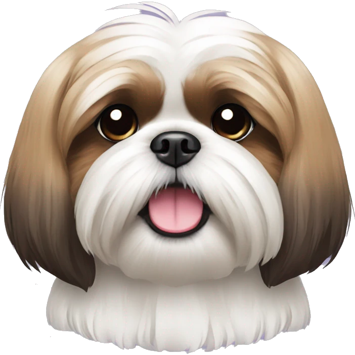 Shih tzu con cola  emoji