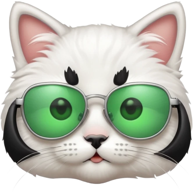 Cute Cat with sunglasses emoji