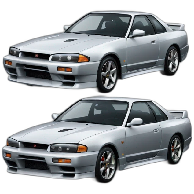 une nissan skyline emoji