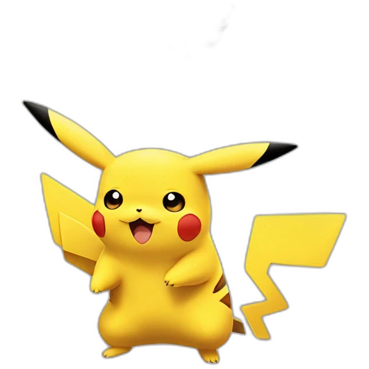 Pikachu sur une maman emoji