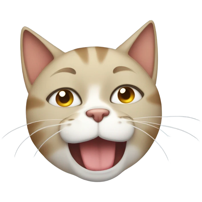 the cat is crying emoji