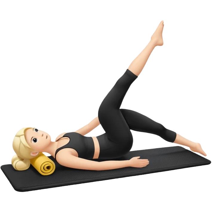 pilates sports mat emoji