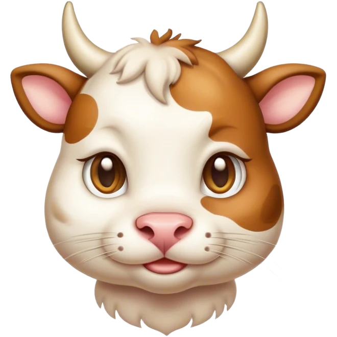cute cow cat emoji