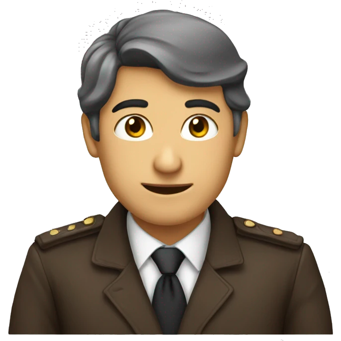 esmer ten Kahverengi saç emoji