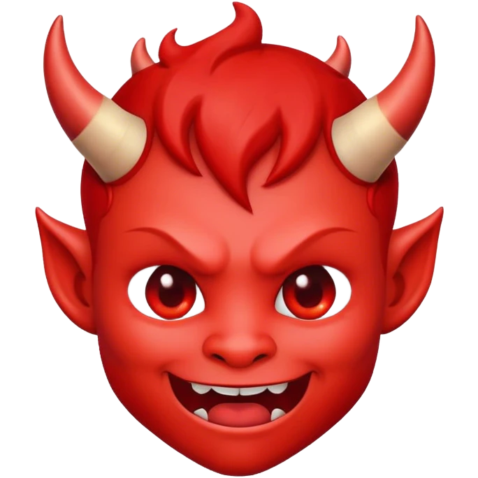 cute red devil emoji
