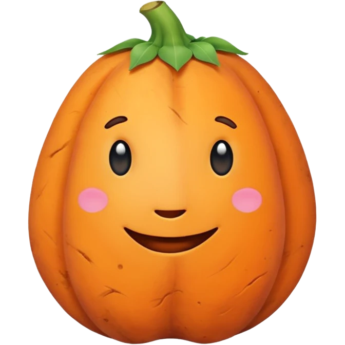 patate douce no green emoji