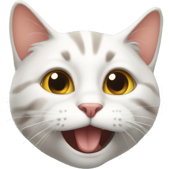 Silly cat emoji
