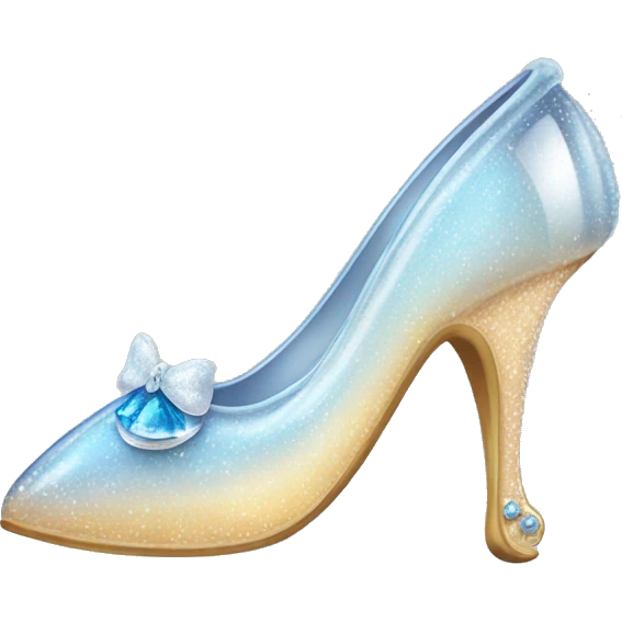 Glass slipper Cinderella emoji