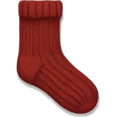 knit socks emoji