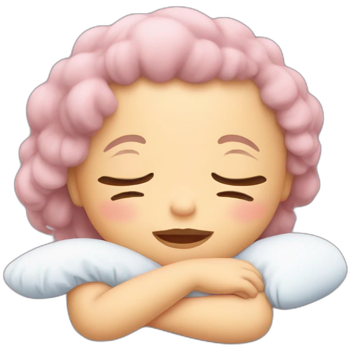dormir a un bebe emoji