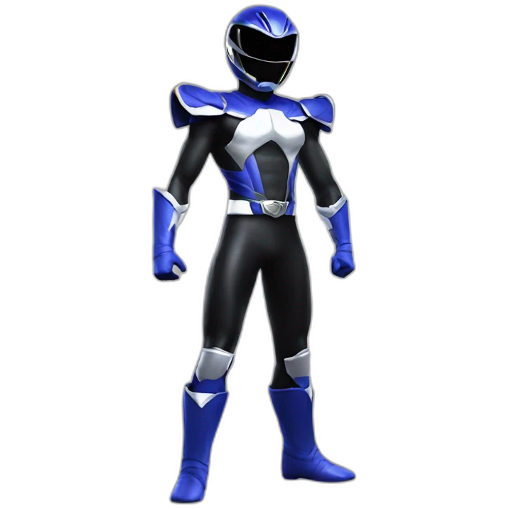 shadow power ranger full body emoji