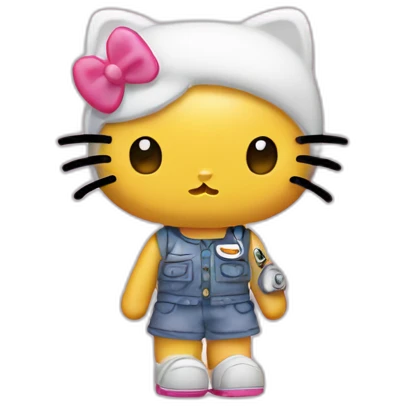 Hello kitty fatiguée emoji