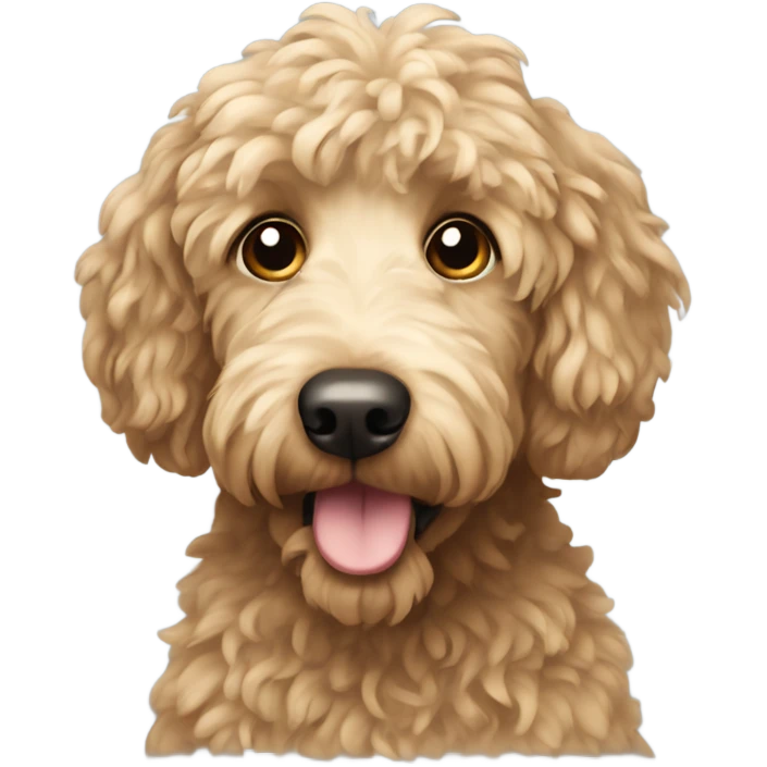 Groodle dog emoji