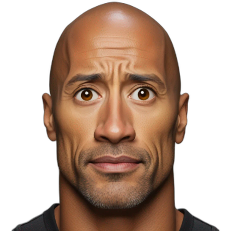 Dwayne johnson eyebrow up meme emoji
