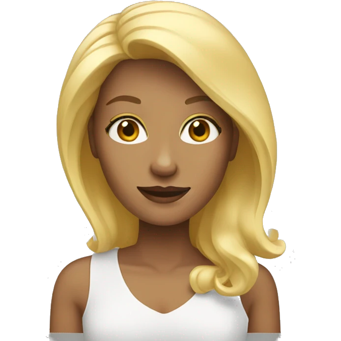 Blond woman emoji