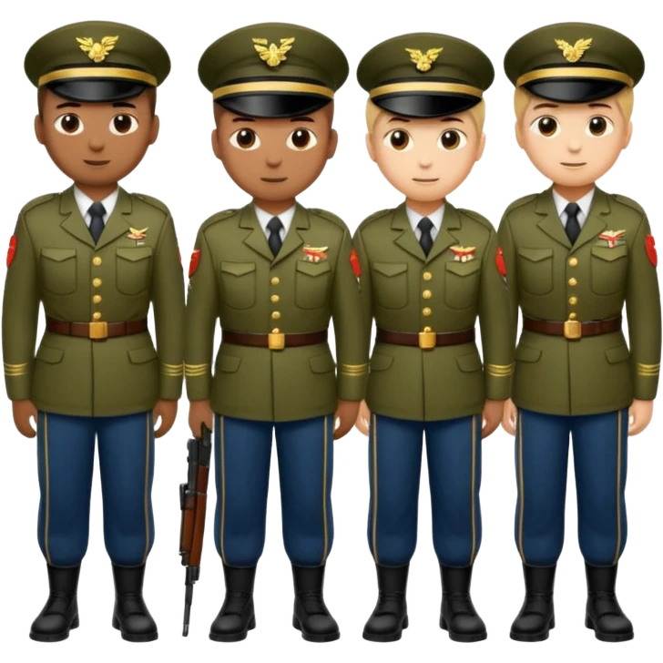 Asker rütbeleri emoji