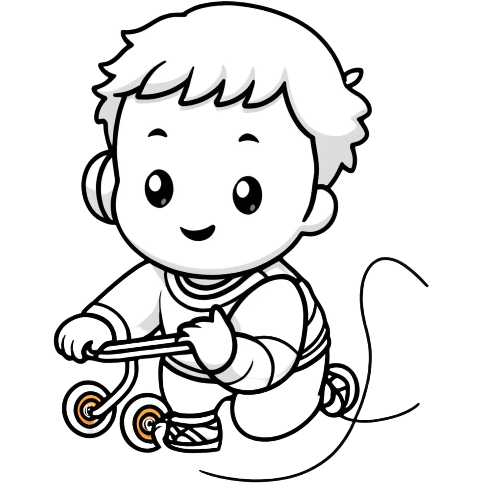 cute child playing emoji