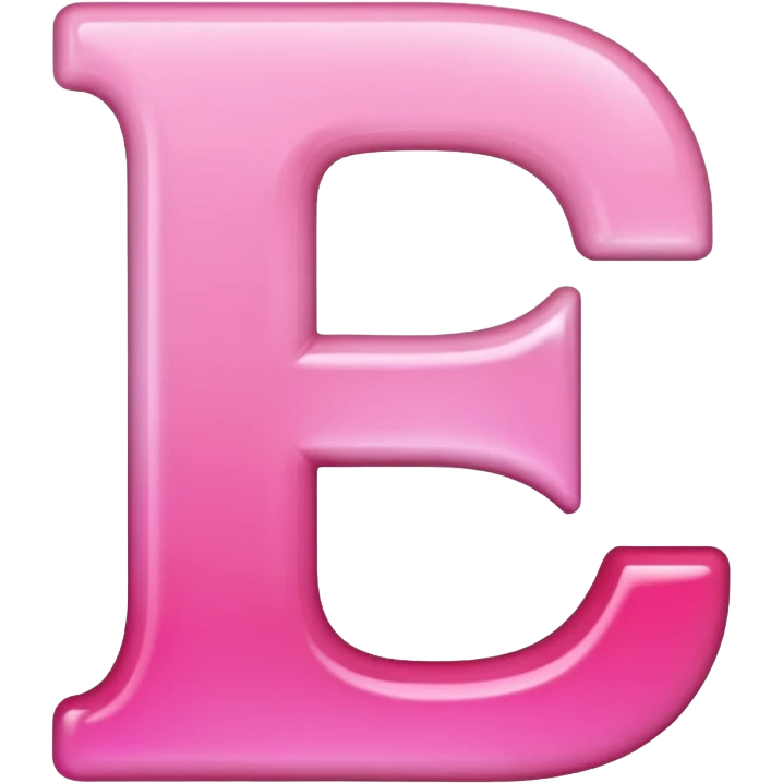 mix color pinks letter p emoji