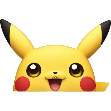 Pikachu peeker  emoji