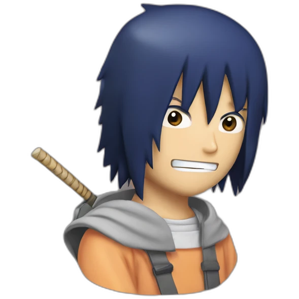 Sasuke avec Patrick de Bob l'éponge emoji