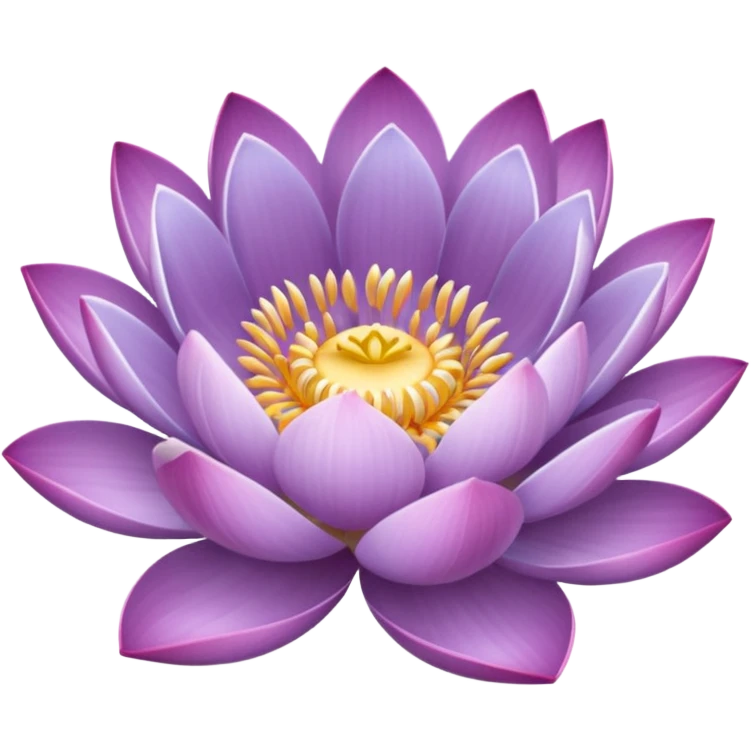 Lilac lotus emoji