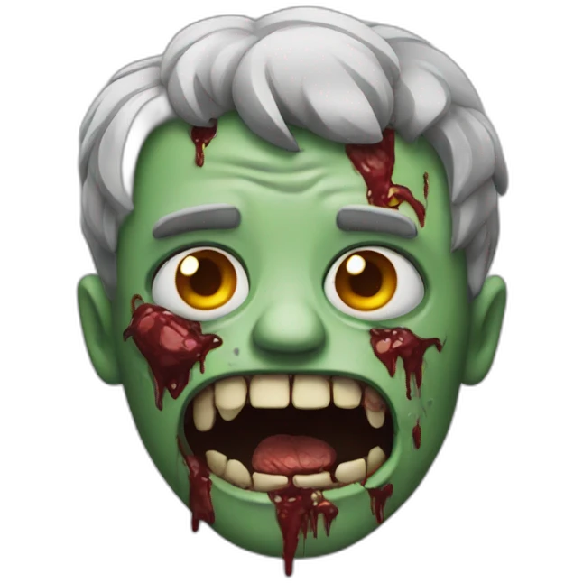Un zombie emoji