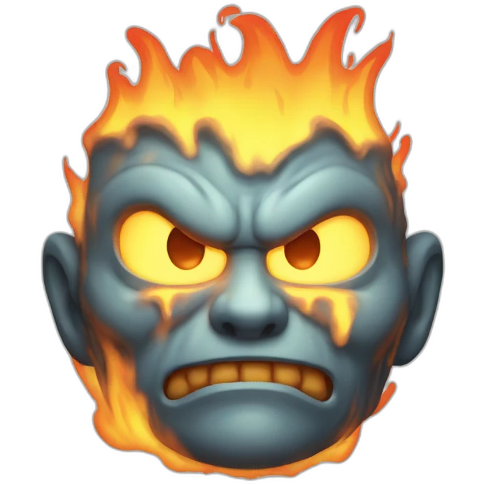 burning lake of ghouls emoji
