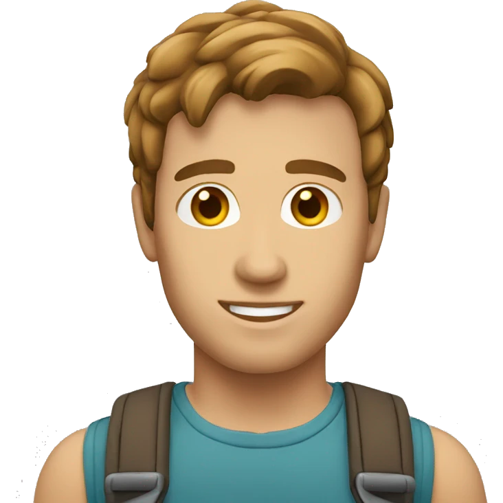 caucasian-man-brown-hair emoji
