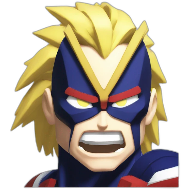 All might my hero academia motivated emoji